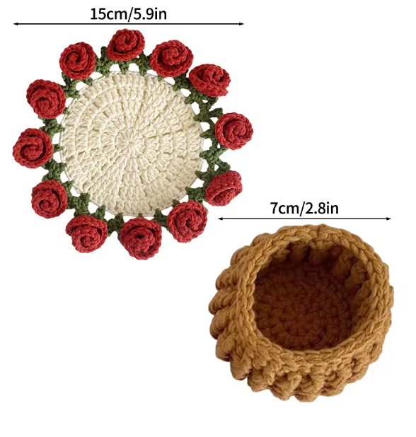 Posavasos florero