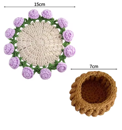 Posavasos florero