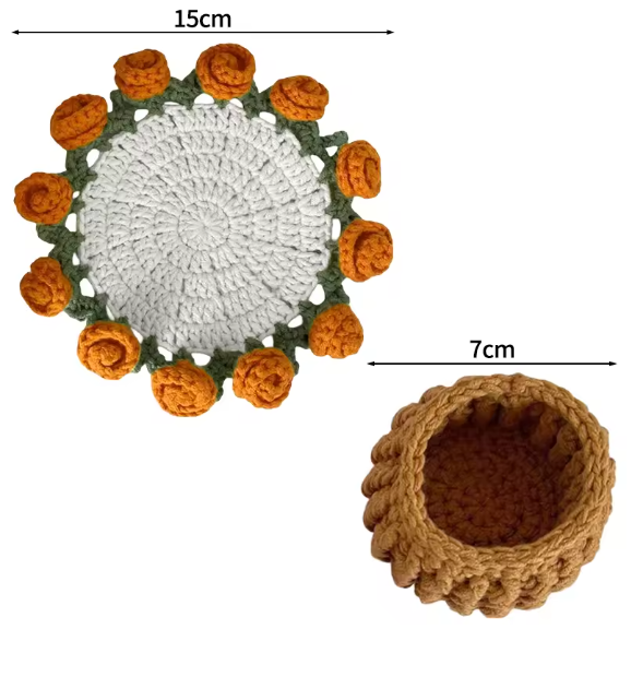 Posavasos florero