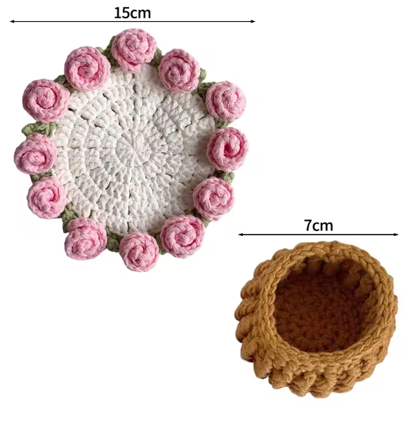 Posavasos florero