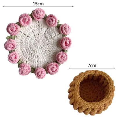 Posavasos florero
