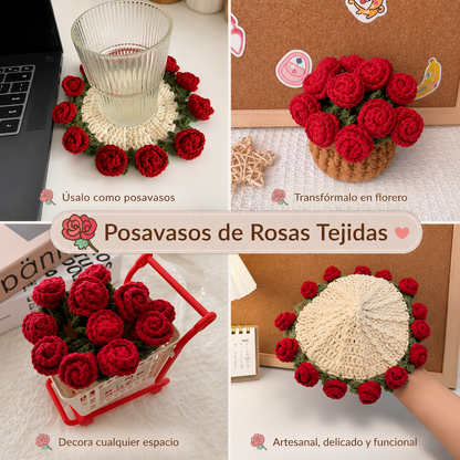 Posavasos florero